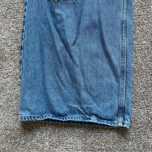 Old Navy High-Rise Loose Wide Leg Distressed Blue Jeans Womens Plus Size 16 NWOT - Picture 5 of 15